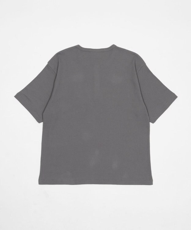 WEGO 【ユニセックス着用ITEM】グラフィックヘンリーネックT（SS） グレー