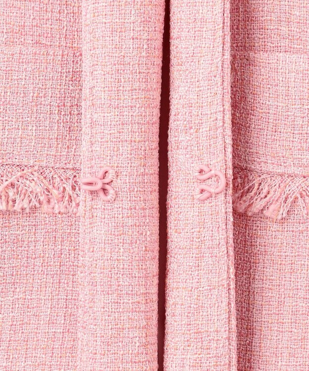 TOCCA 【洗える・消臭】MIST TWEED ジャケット ピンク系5