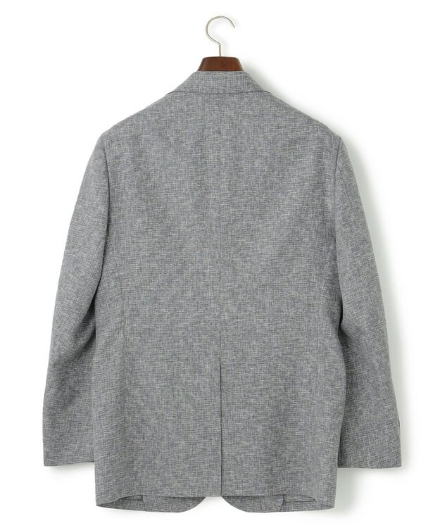 J.PRESS MEN 【NEW STAGE】 KASURI DYEING メッシュ ジャケット ライトグレー系