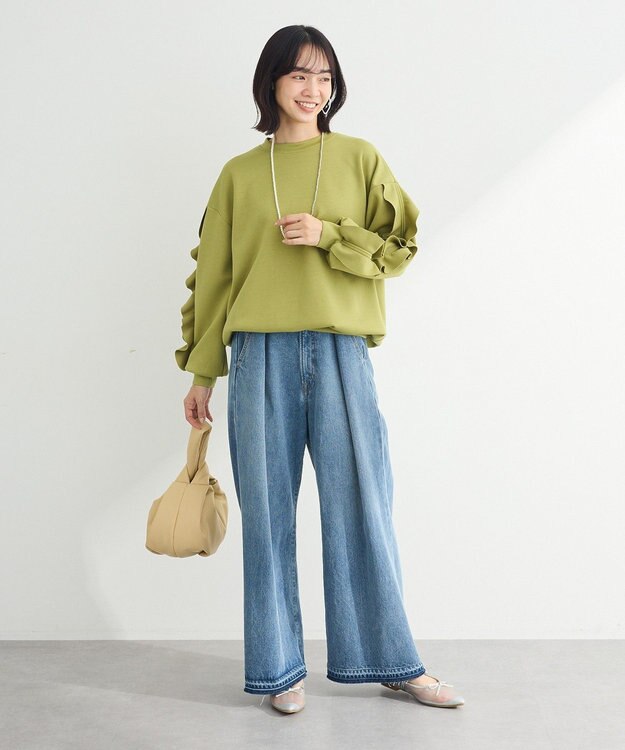 Green Parks ・ｃａｃｈｅ　ｃａｃｈｅ　パフィーラウンドバッグ Yellow