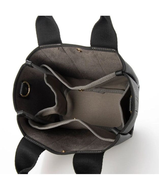 UNBILLION cachecache ショルダー付き2wayテープトートバッグS ブラック