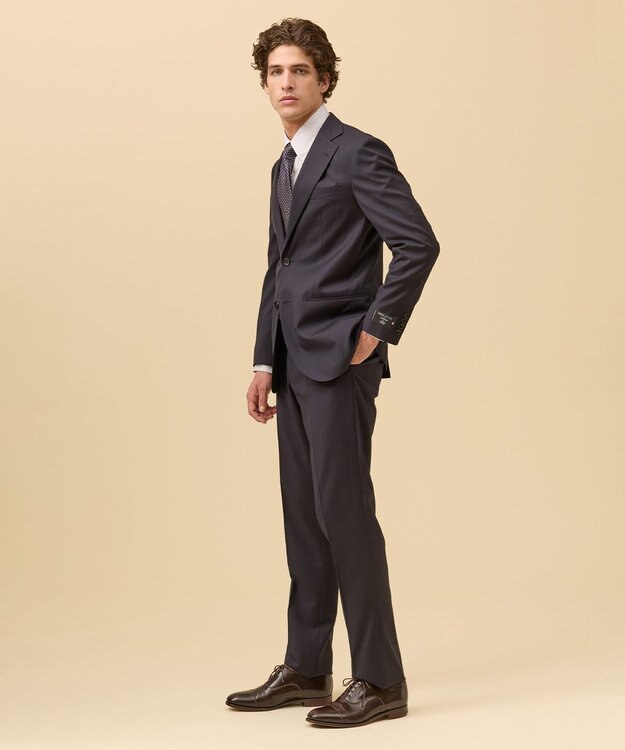 J.PRESS MEN 【J.PRESS MOVING / セットアップ対応】REDA ACTIVE スポーツツイスト スラックス ネイビー系