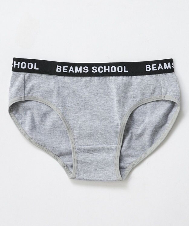 BEAMS SCHOOL ガールズショーツ2枚セット 杢グレー