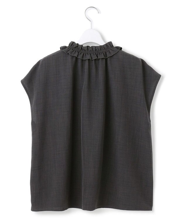 23区 【WEB&一部店舗限定】ライトタンブラー ギャザー フリル ブラウス グレー系