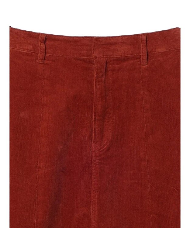 AMERICAN HOLIC コーデュロイＡラインスカート Terracotta