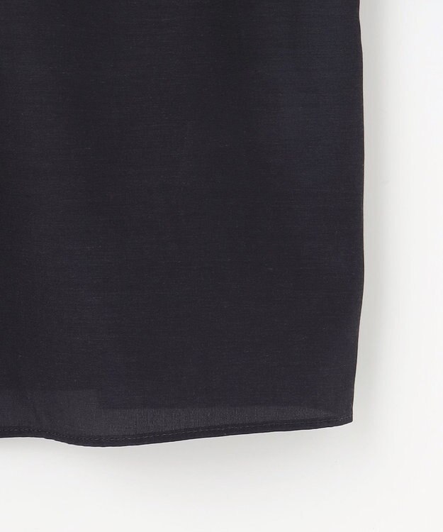 自由区 S シアージオメトリックジャカードプルオーバー ブラウス ネイビー