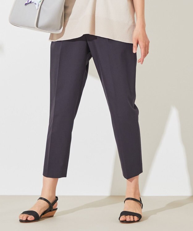 ANY SIS S 【UVケア】クールタッチミラクルガード テーパード パンツ ネイビー系