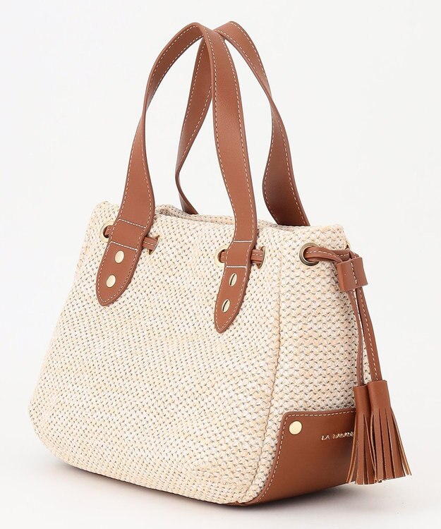 LA BAGAGERIE サイドタッセルサマートート　Sサイズ アイボリー