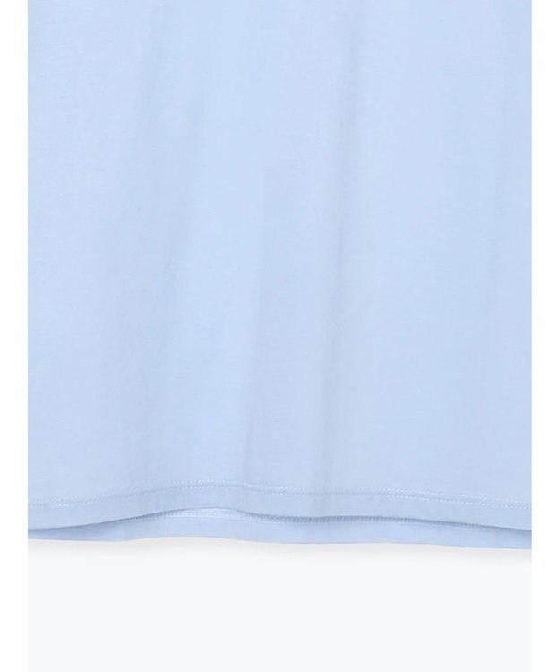 Te chichi 【雑誌掲載アイテム】シルケット天竺クルーネックロンT《2026 spring catalog item》 サックスブルー