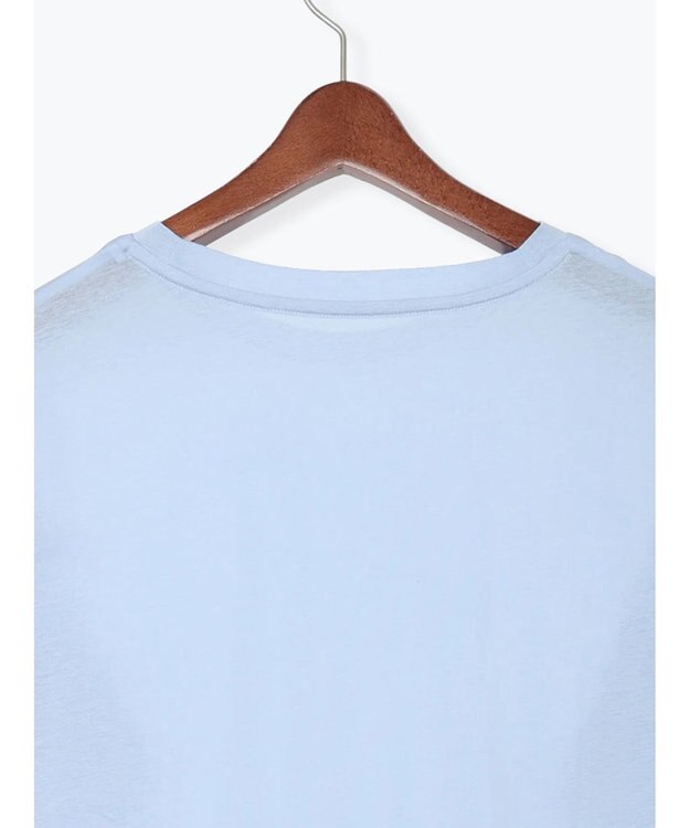 Te chichi 【雑誌掲載アイテム】シルケット天竺クルーネックロンT《2026 spring catalog item》 サックスブルー