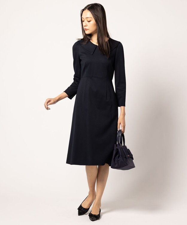 TOCCA 【00サイズあり・洗える】LUCE カラードレス ネイビー系