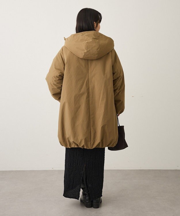 CRAFT STANDARD BOUTIQUE ボリューム中綿ミディコート Black