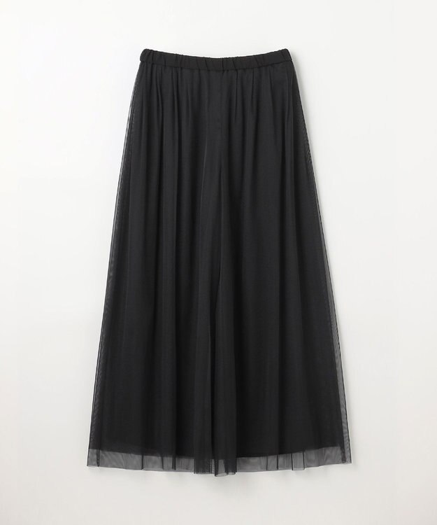 GRACE CONTINENTAL チュールレイヤードパンツ ブラック