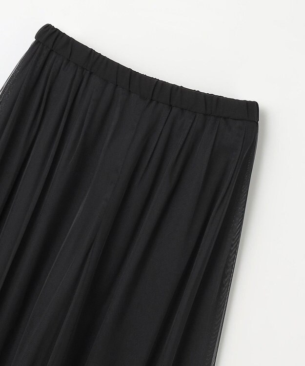 GRACE CONTINENTAL チュールレイヤードパンツ ブラック