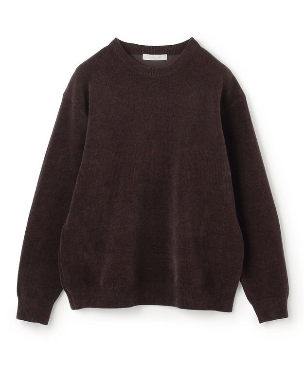 UNFILO MENS ライトモール ニット ブラウン