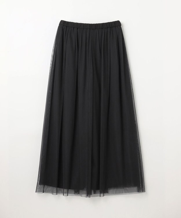GRACE CONTINENTAL チュールレイヤードパンツ ブラック