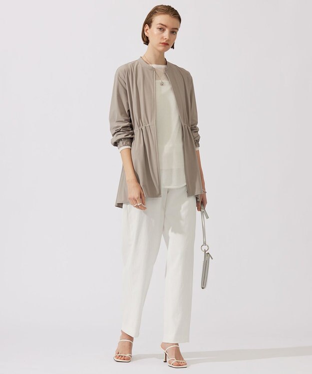 ICB L 【UVカット・吸水速乾・接触冷感・洗える】シェルタリングドライオックス カービーパンツ オフホワイト系