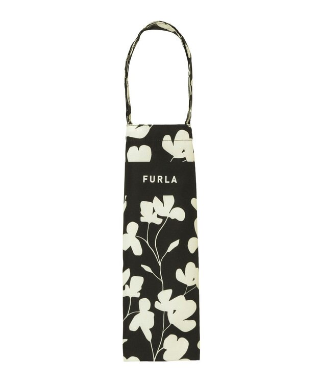 MOONBAT 【折りたたみ傘袋】フルラ（FURLA）カメリア　防水 ブラック
