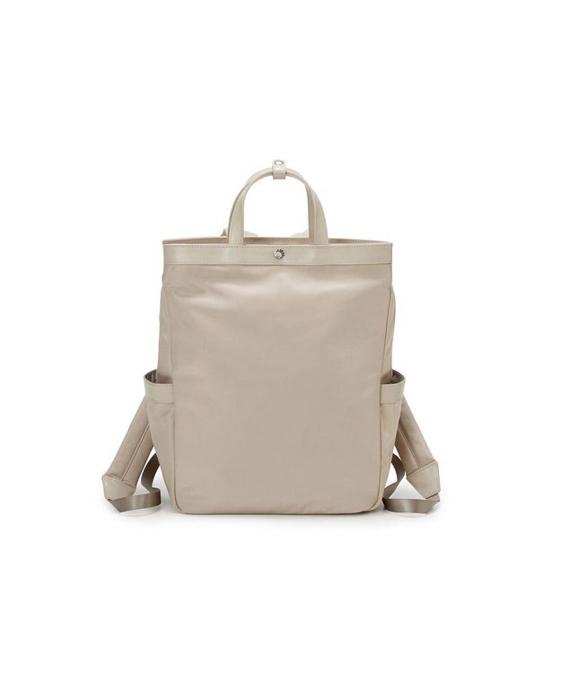 TOPKAPI 【Breath TOPKAPI】防水ナイロン レザーコンビ PC対応 トート リュック バックパック ペールベージュ