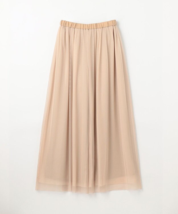 GRACE CONTINENTAL チュールレイヤードパンツ ベージュ