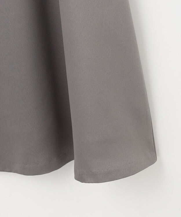 組曲 L マットサテンノーブルスカート スレートグレー系