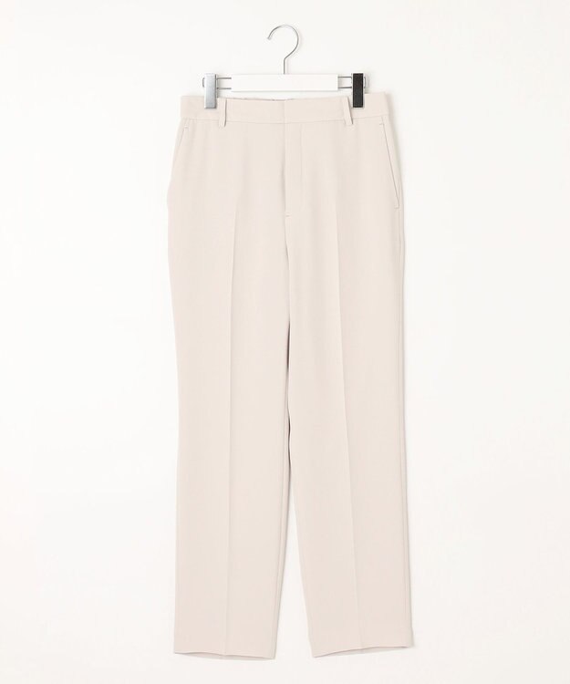 23区 L 【セットアップ対応/洗える】合繊 セットアップ テーパードパンツ ベージュ系