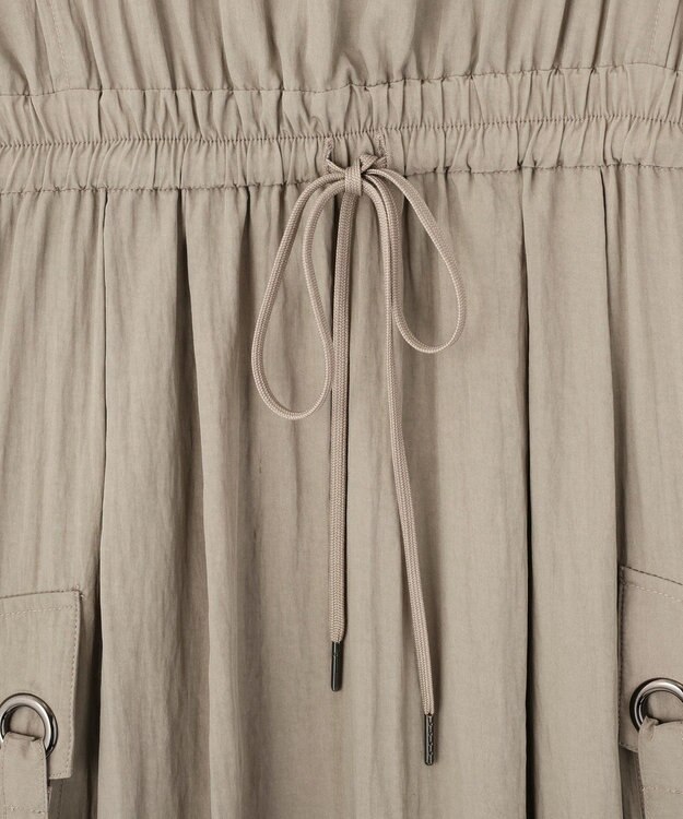 YECCA VECCA 【UVカット/遮熱/接触冷感】COOLカーゴキャミワンピース Charcoal Gray