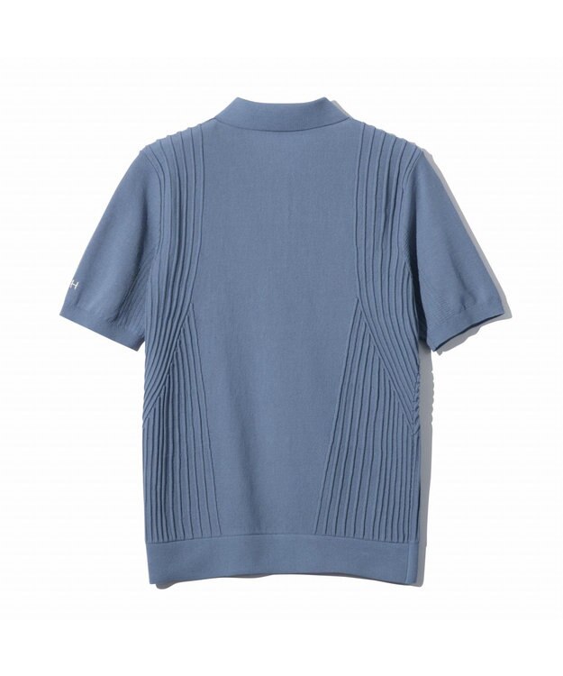 ZERO HALLIBURTON 【雑誌掲載】ニットポロシャツ ZHG-W5S7a 82982 ライトブルー