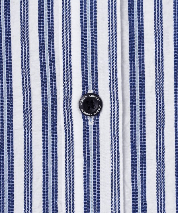 JOSEPH ABBOUD 【オーガニックコットン】オーガニックコードストライプ シャツ サックスブルー系1