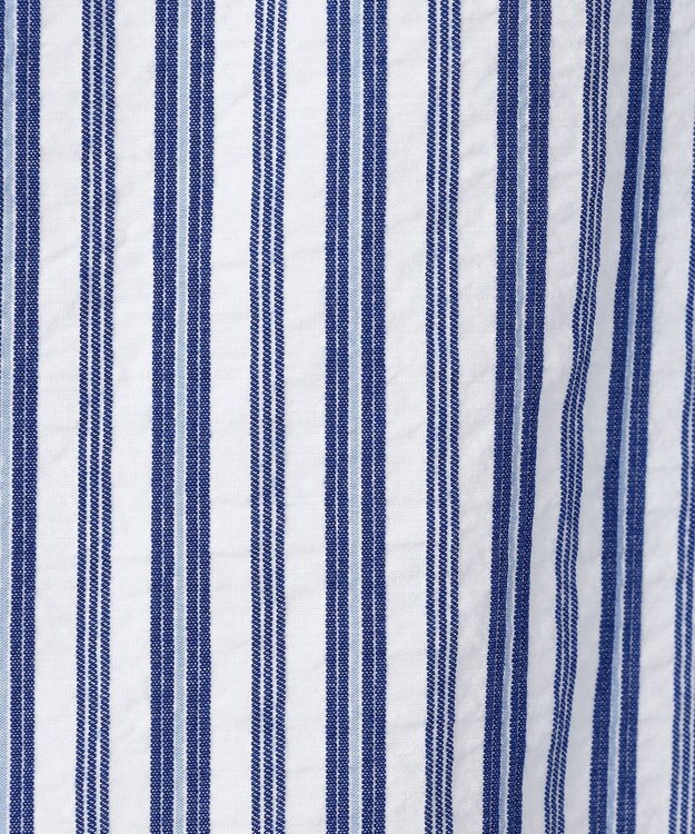 JOSEPH ABBOUD 【オーガニックコットン】オーガニックコードストライプ シャツ サックスブルー系1