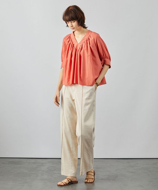 BEIGE， FOURAS / ワイドパンツ Ecru x Bista