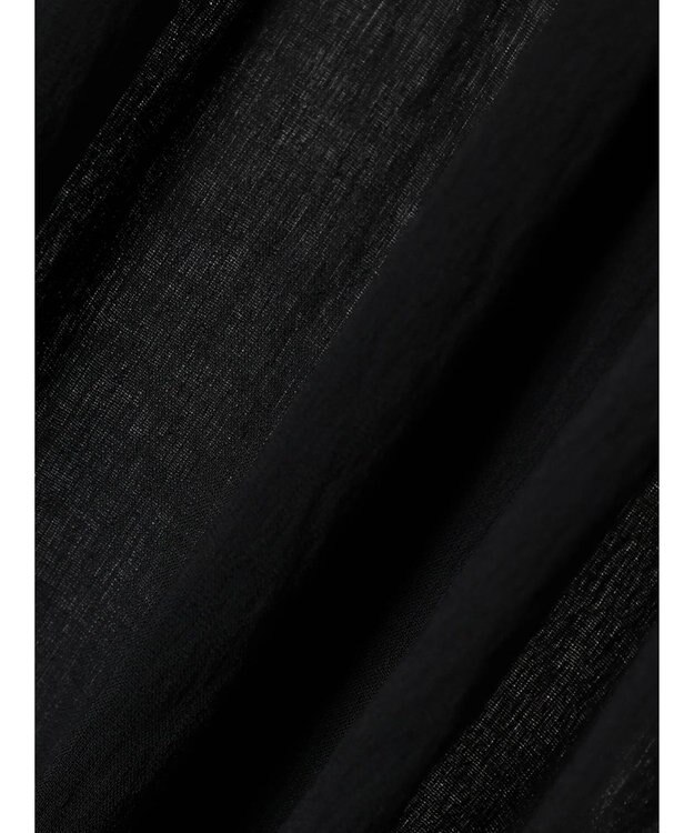 CRAFT STANDARD BOUTIQUE ウ゛ィンテージボイル袖シャーリングワンピース Black