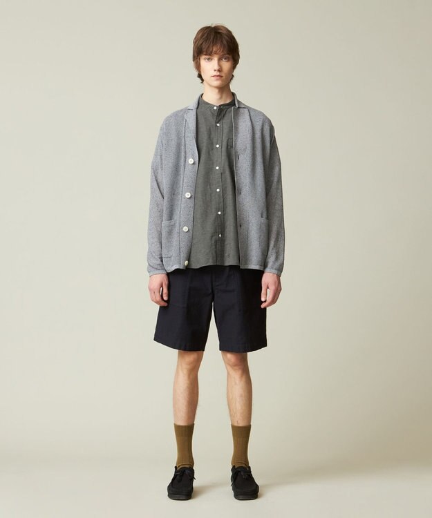 J.PRESS MEN 【HYBRID LINEN】ニットジャケット ライトグレー系7