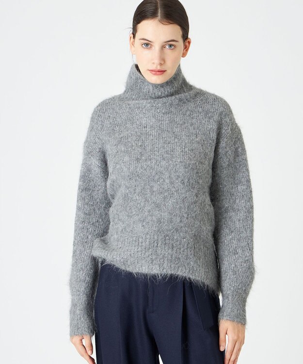 BEIGE， PERCIER / タートルニット L.Gray