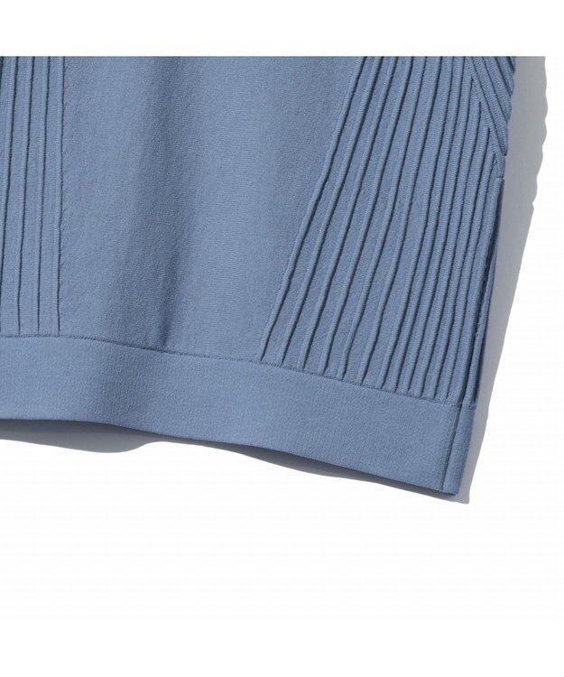 ZERO HALLIBURTON 【雑誌掲載】ニットポロシャツ ZHG-W5S7a 82982 ライトブルー