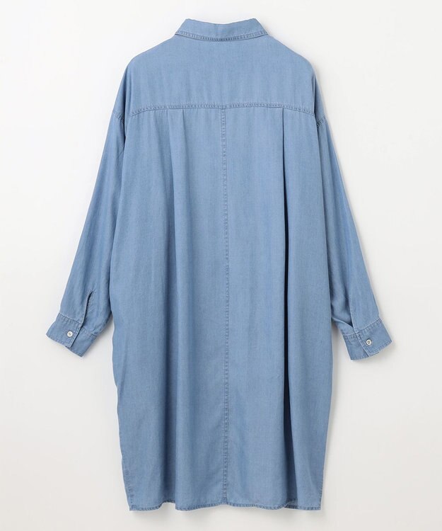 ANY 【手洗い可能】ウォッシャブルデニムシャツ ブルー