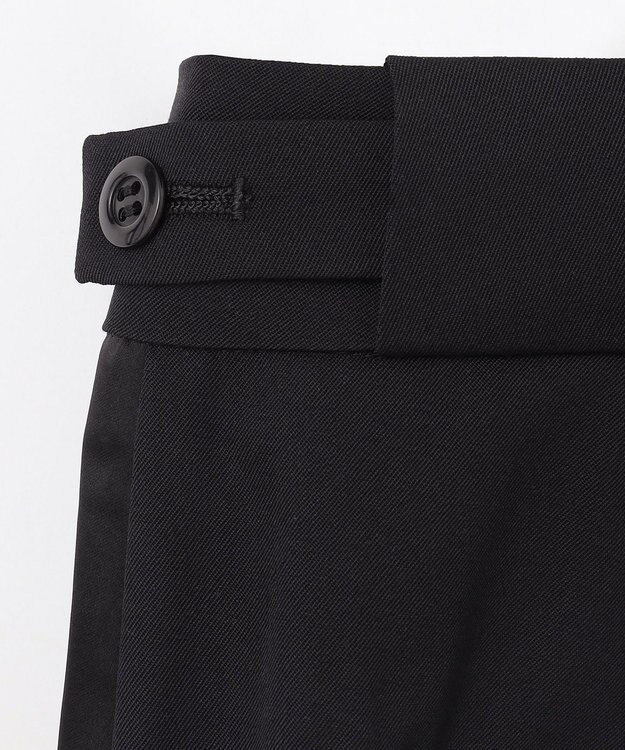 GRACE CONTINENTAL WOOLタキシードパンツ ブラック