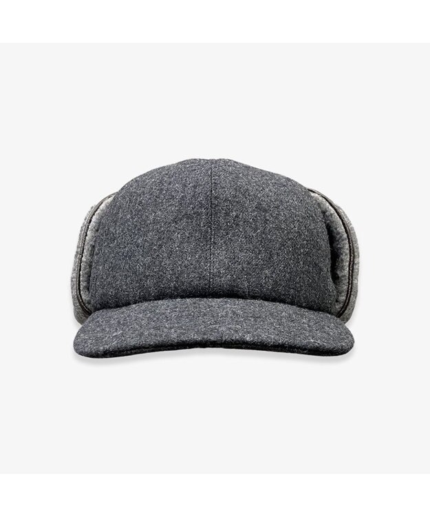 林八百吉商店 un chapeau オリジナルフライトキャップ チャコール