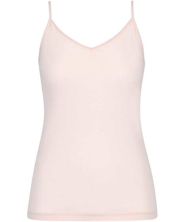 Wing インナー 【綿の贅沢オーガニック】 オーガニックコットン混素材 薄くて軽い キャミソール EL1056 ウイング／ワコール ピーチ