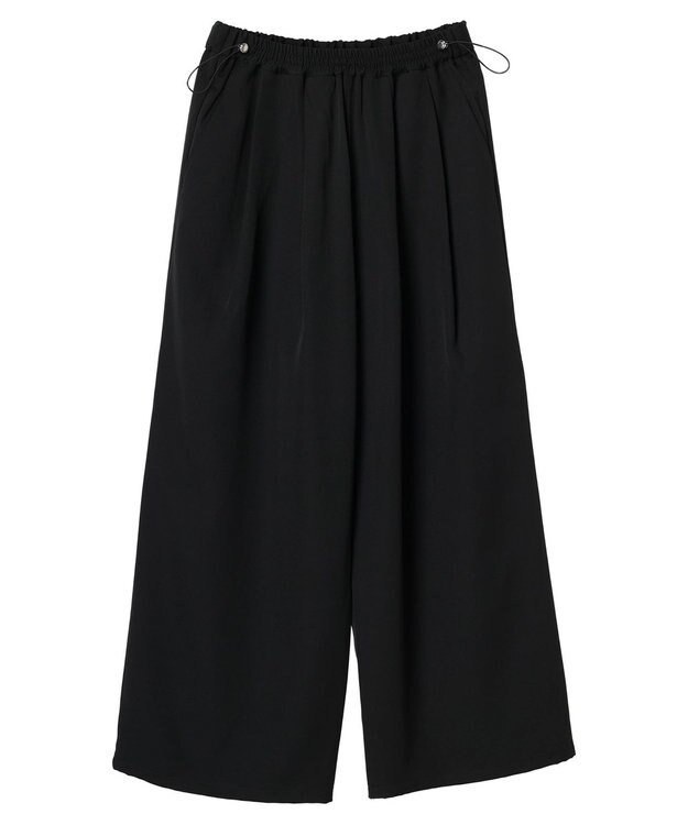 Green Parks ・ＥＬＥＮＣＡＲＥ　ＤＵＥ　ウエストドロストパンツ Black