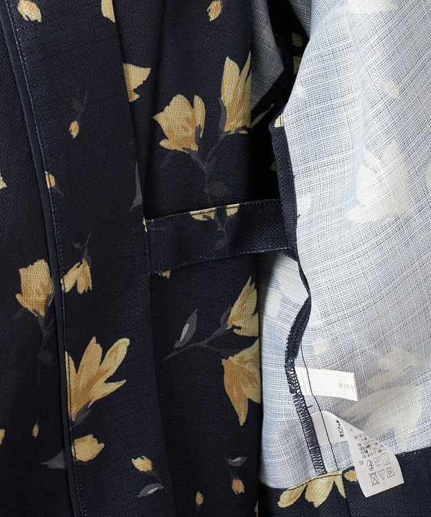 ANY SIS 【着付け簡単5点セット】2WAY セパレート浴衣セット ネイビー系