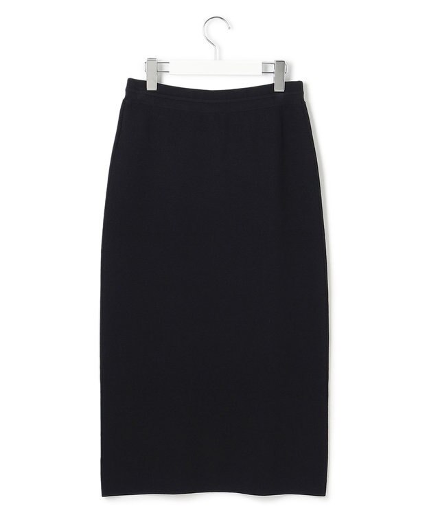 23区 ヴィスコースストレッチ タイト スカート ネイビー