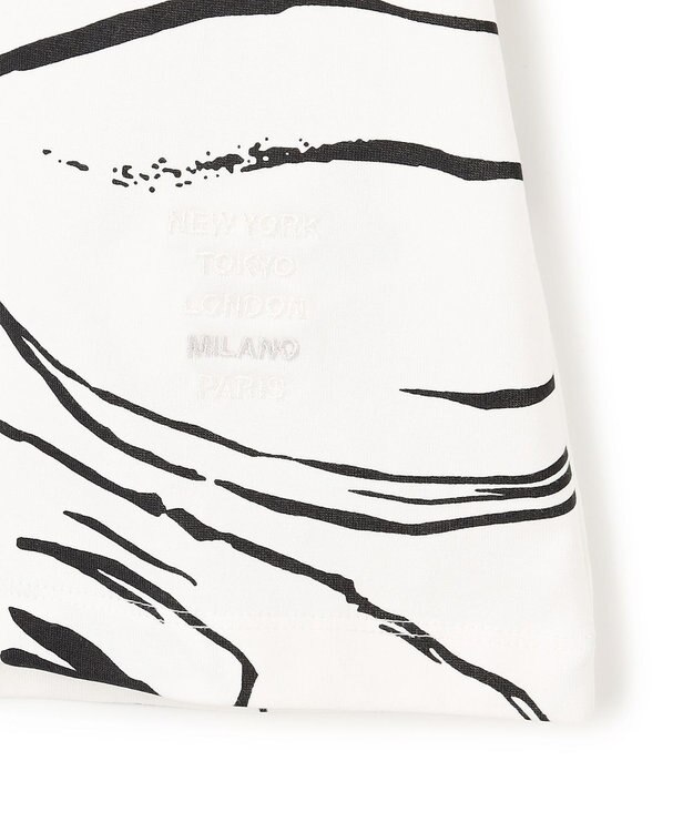 ICB L 【30th ANNIVERSARY】 MILANO プリントTシャツ オフホワイト系