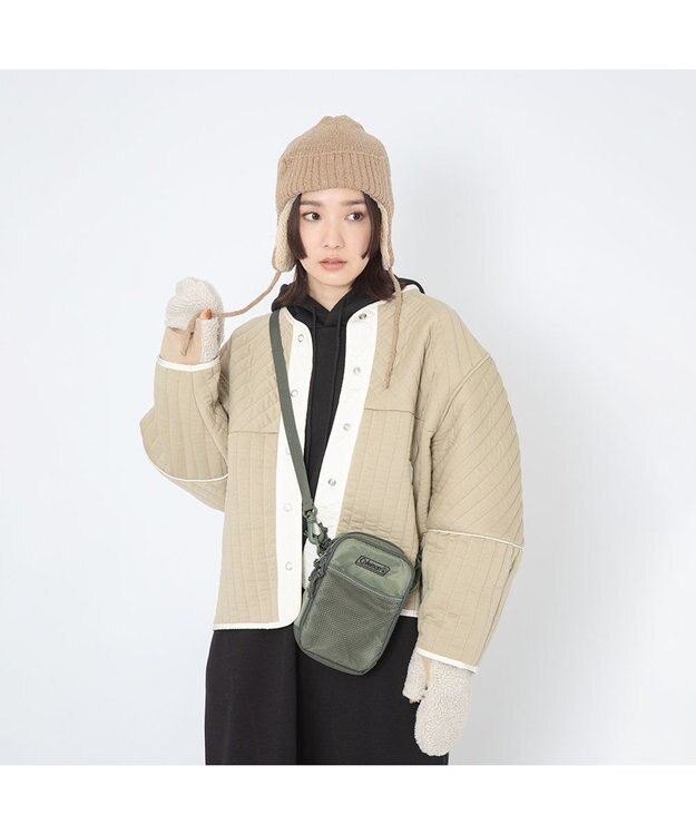 林八百吉商店 Coleman ニットウィンターワッチ ベージュ