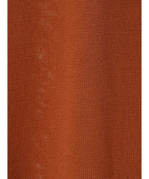CRAFT STANDARD BOUTIQUE ＵＶカット接触冷感半袖ニットチュニック Caramel