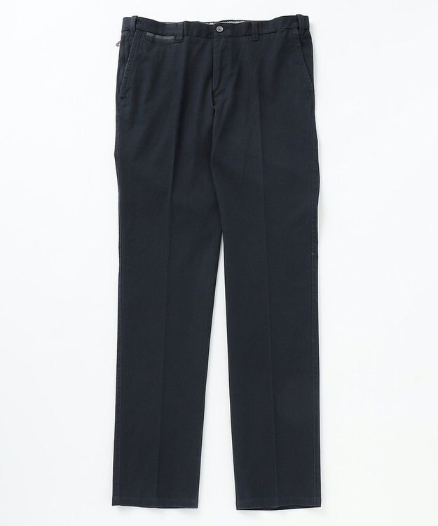 JOSEPH ABBOUD 【キングサイズ】オーガニックコットン  ハイパワーカルゼ パンツ ネイビー系