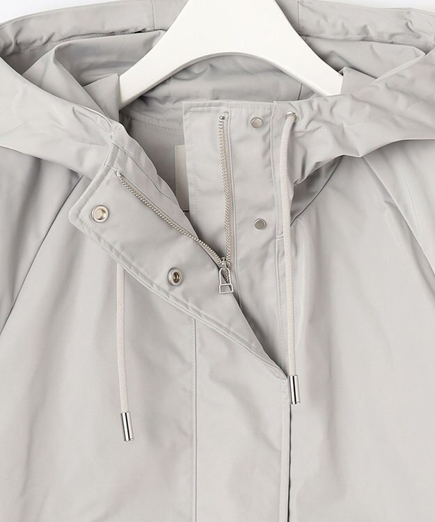 ICB メモリーツイル フーデットコート トープ系