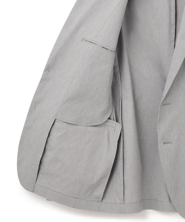 JOSEPH HOMME リネンシャンブレーストレッチ　ジャケット ライトグレー系