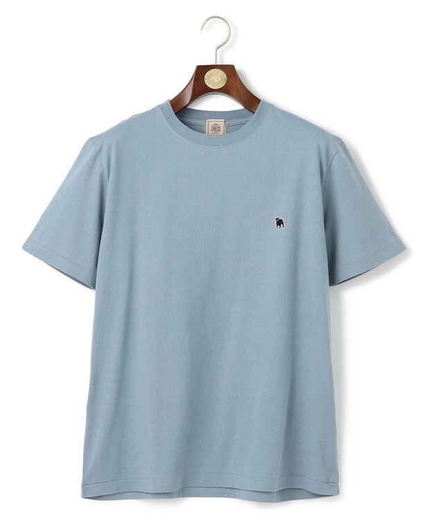 J.PRESS MEN 一枚でもインナーでも映える【WEB限定 / 8色展開】バックブル Ｔシャツ サックスブルー系