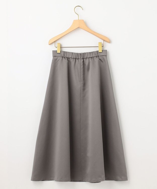 組曲 L マットサテンノーブルスカート スレートグレー系